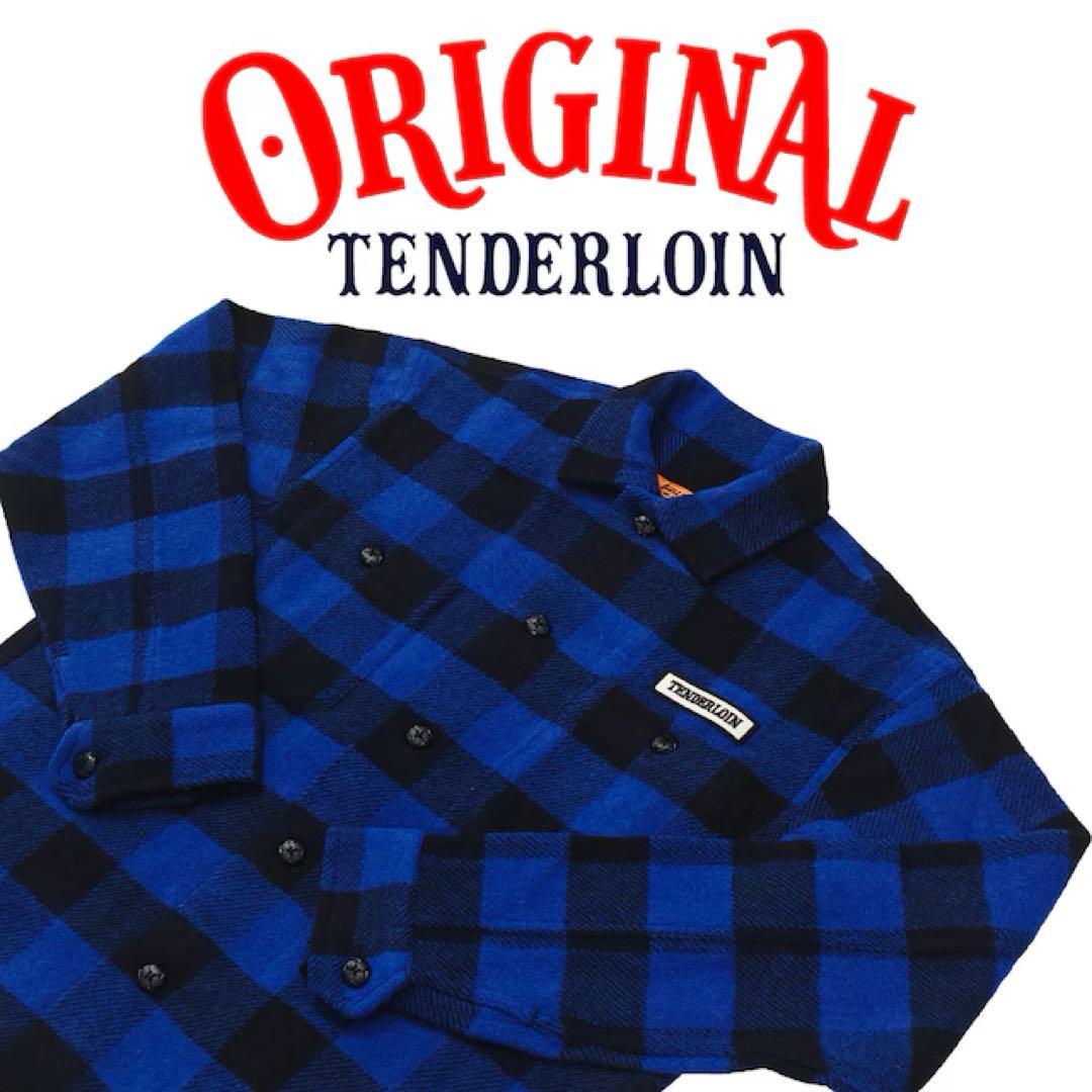 ク*ネ様 TENDERLOIN 青黒チェック バッファロー 木村拓哉