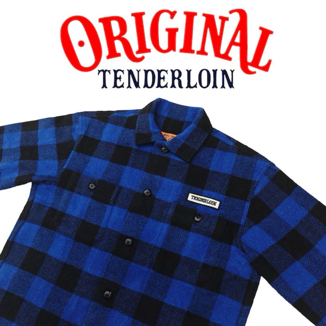 ク*ネ様 TENDERLOIN 青黒チェック バッファロー 木村拓哉