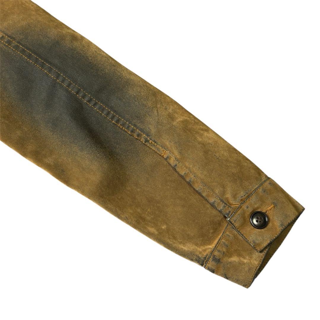 Levi's 00s フロッキー加工 デニム トラッカー ジャケット