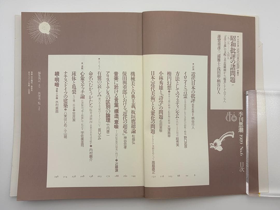 【8冊セット】季刊思潮 No.1〜No.8 1988-1990 美品