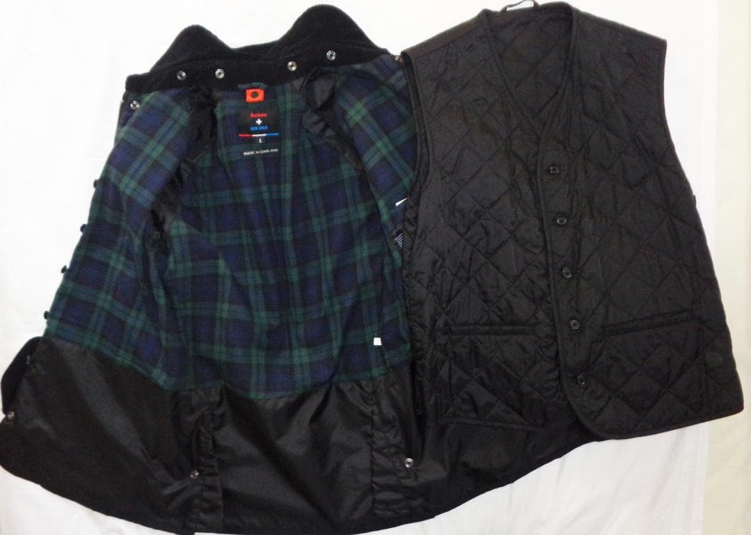 Barbour x Jack Spade Hopper ジャケット ベスト付 S