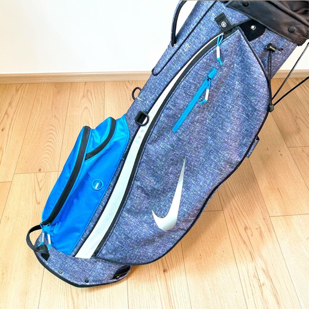 稀少❣️美品✨NIKE キャディバッグ スタンド式 軽量 5分割 スタイリッシュ