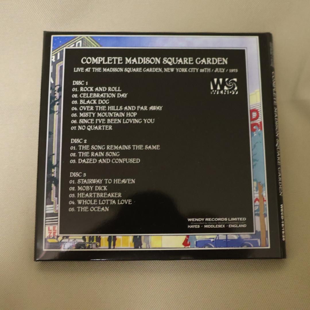 洋楽 LED ZEPPELIN COMPLETE MADISON SQUARE