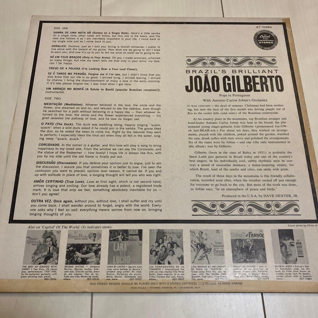 洋楽 BRAZIL'S BRILLIANT / JOAO GILBERTO