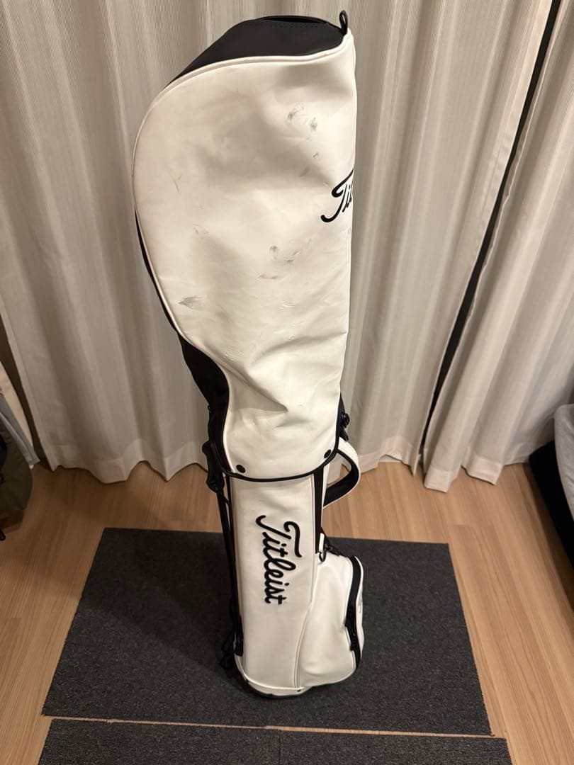と*ろ様 Titleist キャディバッグ ホワイト/ブラック
