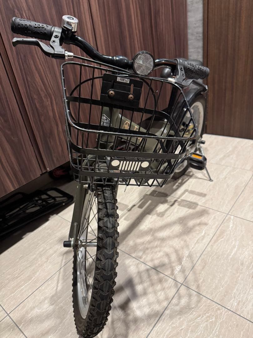 M*i様 Jeep 子供用自転車 18インチ オリーブグリーン