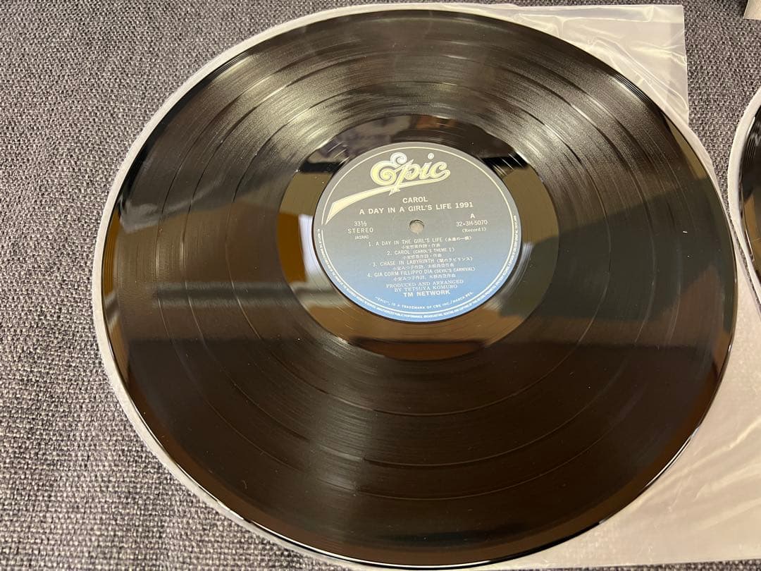 TM NETWORK CAROL 2LP 邦楽レコード 32・3H-5070