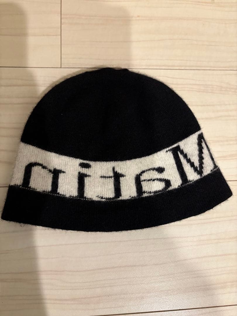 【正規品】Matin Kim ロゴビーニー 黒・白