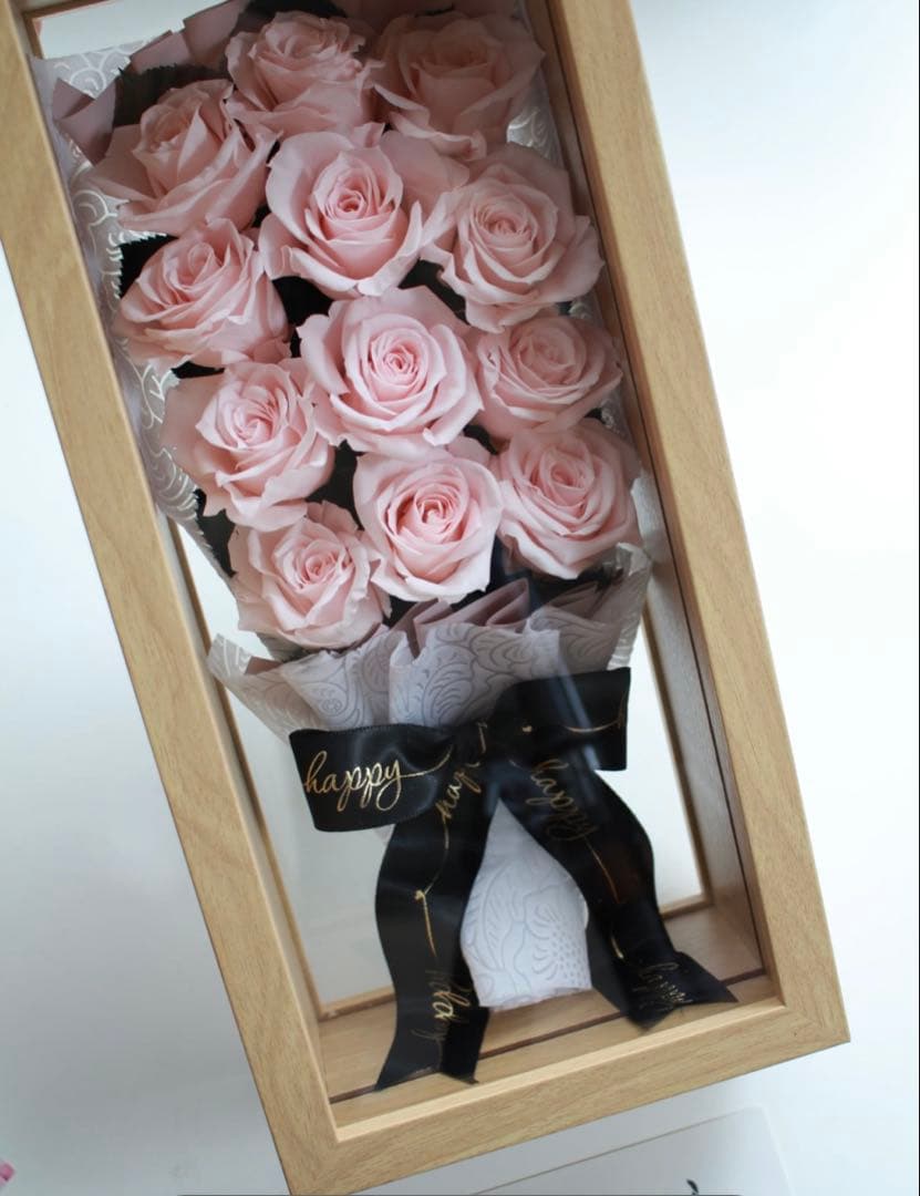 ROSEJUNO プリザーブドフラワー 12輪の薔薇 未開封 お渡し袋付
