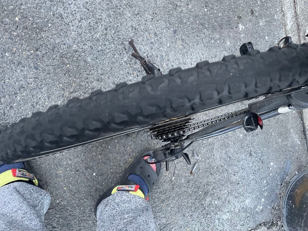 BRIDGESTONE キッズサイクル ブラック　手渡し限定