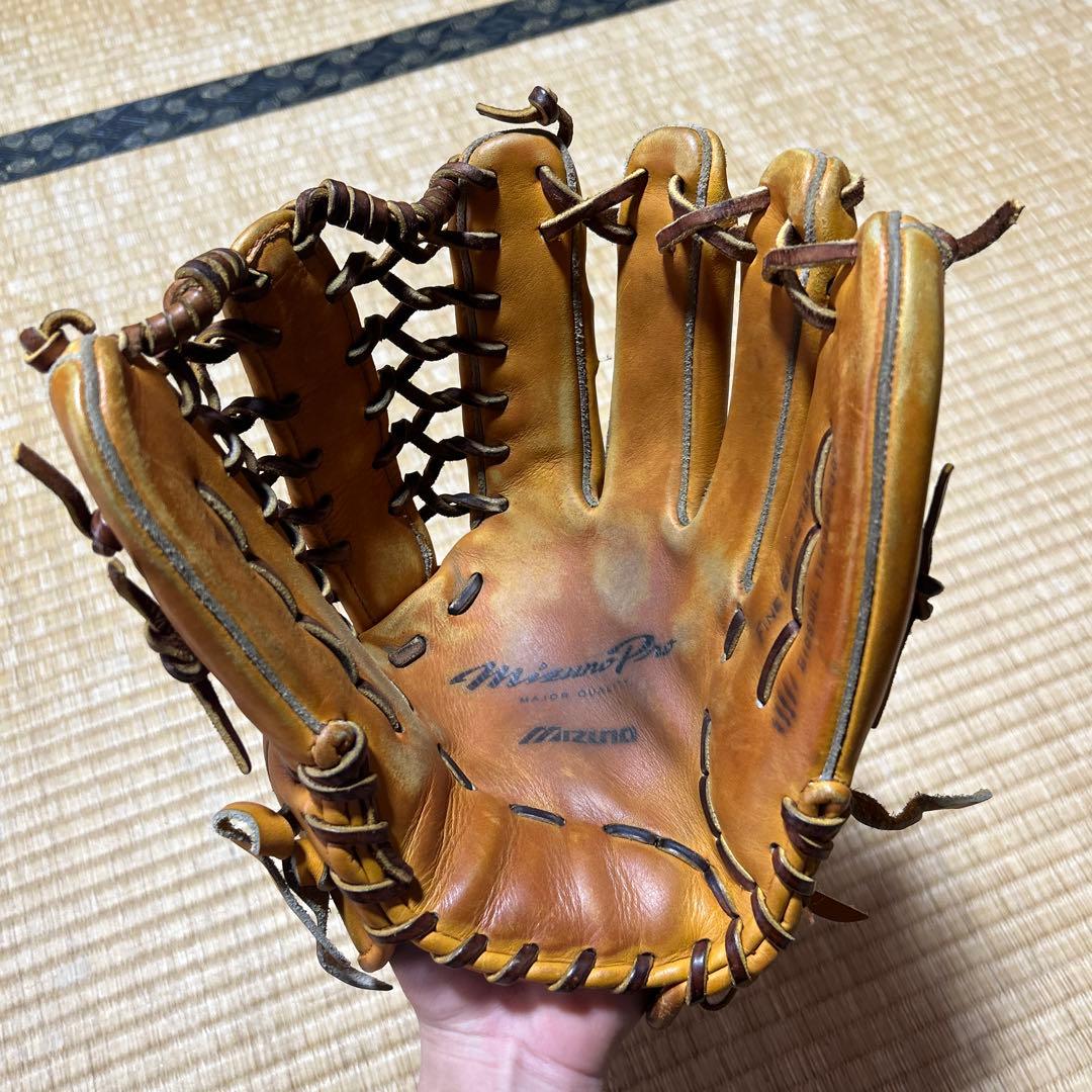 ミズノプロ　イチローモデル　ソフトボール外野用　指カバー　袋付き