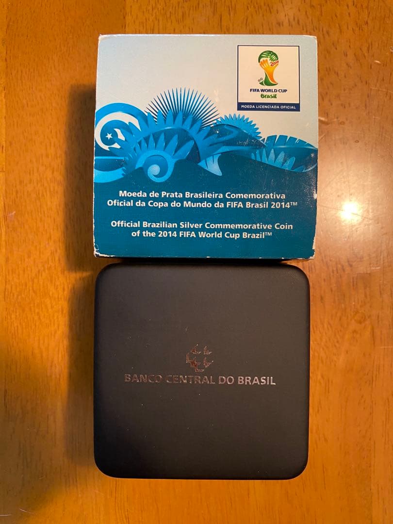 2014 FIFAワールドカップ　 ブラジル大会　公式記念銀貨.925 ①