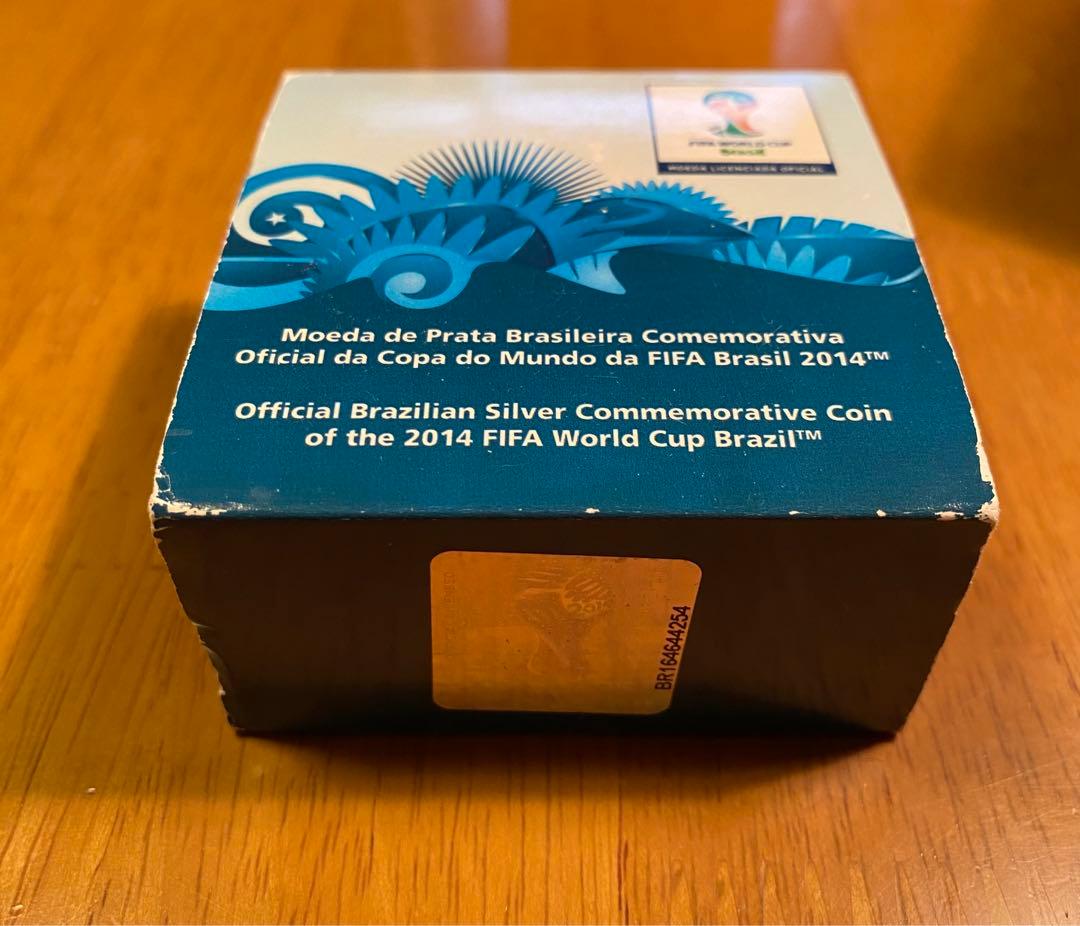 2014 FIFAワールドカップ　 ブラジル大会　公式記念銀貨.925 ①