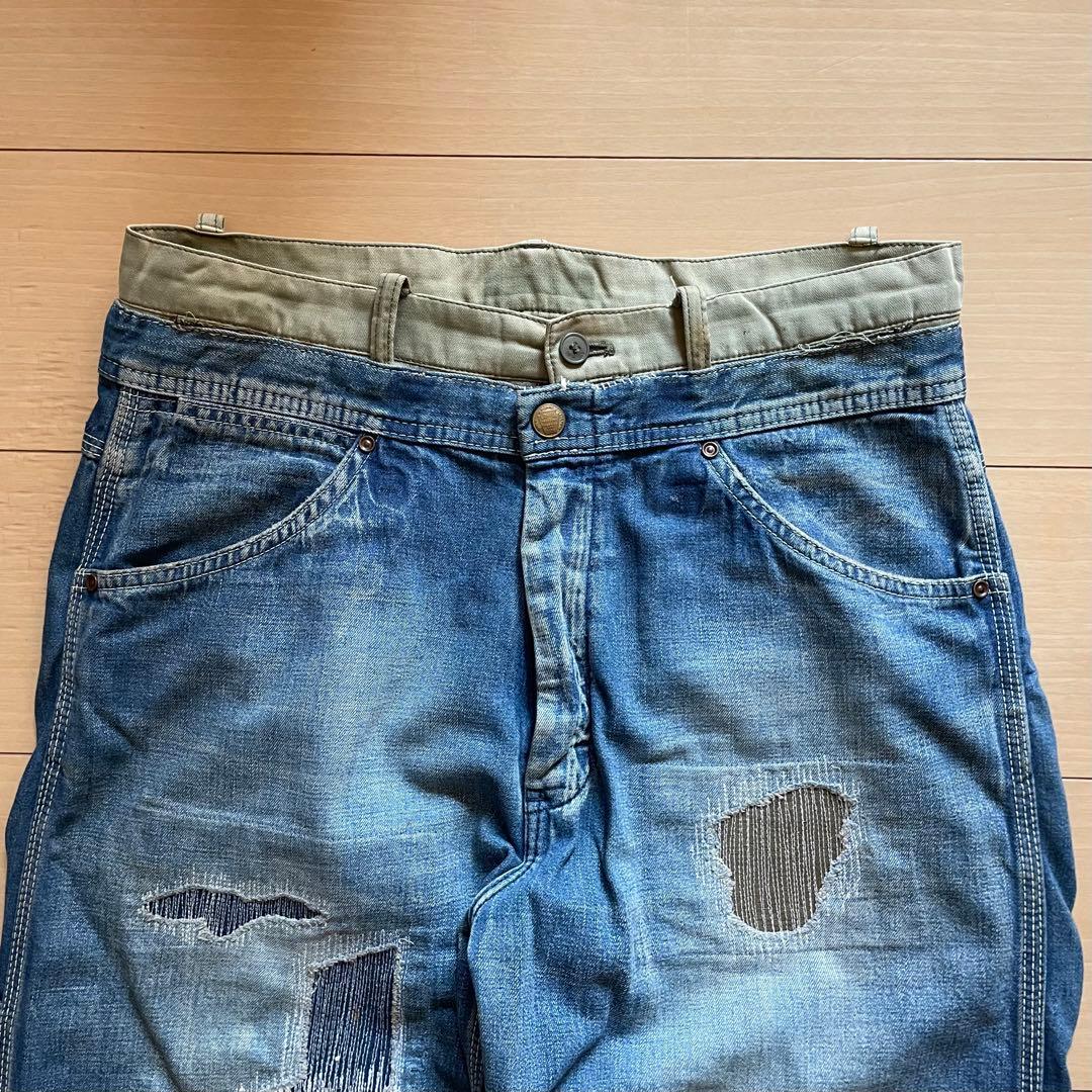 60s 70s EDWIN OWF デニムペインターパンツ Gripper 復刻