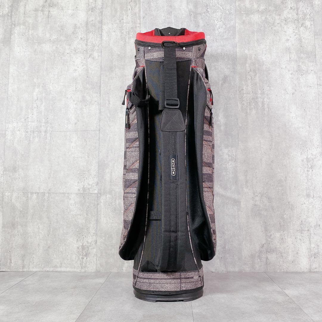 T527 OGIO オジオ ゴルフ キャディバッグ GIZA 10.5型 グレー