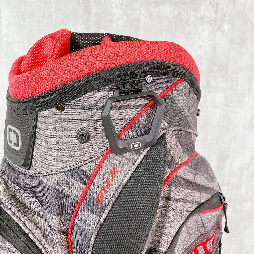 T527 OGIO オジオ ゴルフ キャディバッグ GIZA 10.5型 グレー