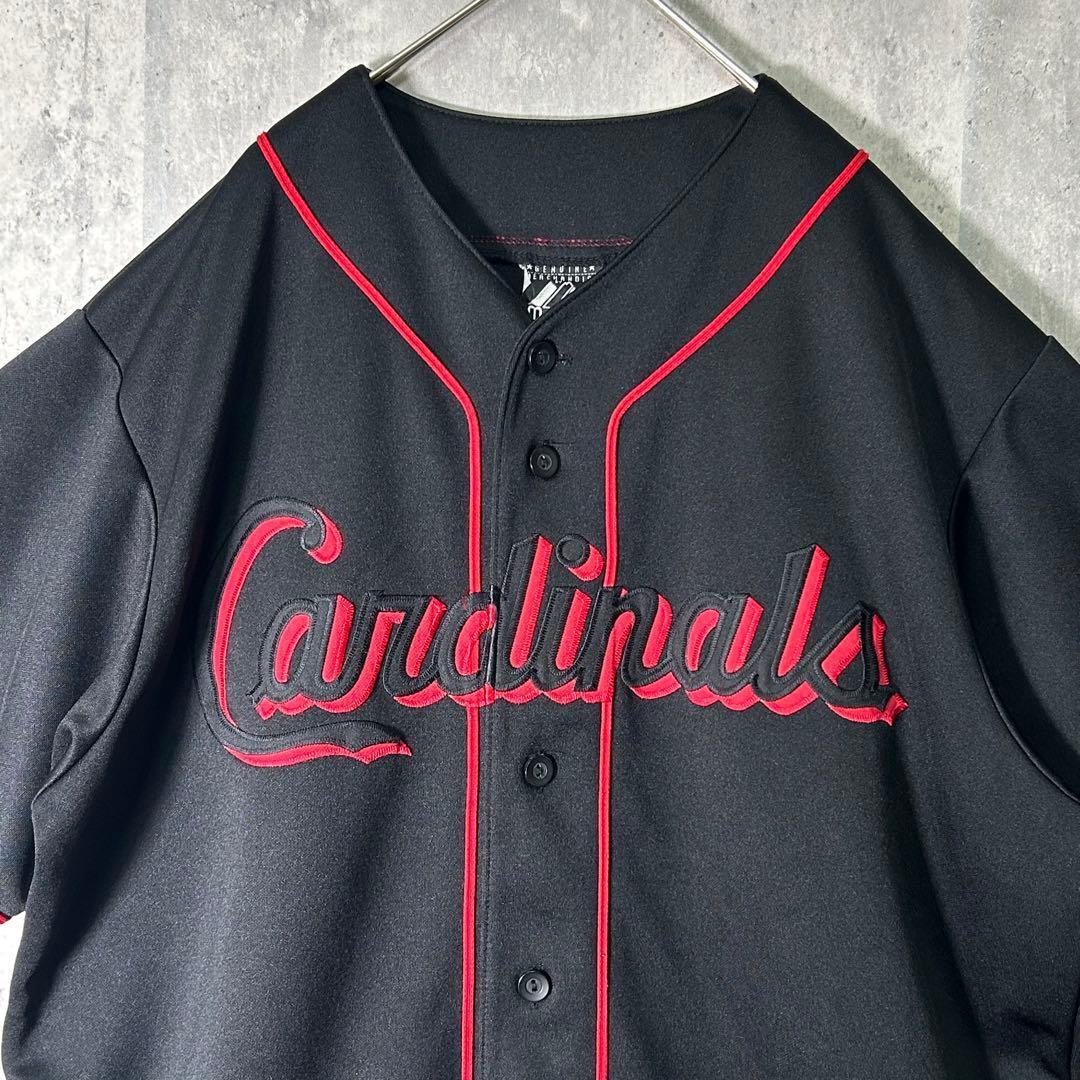 希少カラー MLB Cardinals ユニフォーム 刺繍ロゴ Majestic