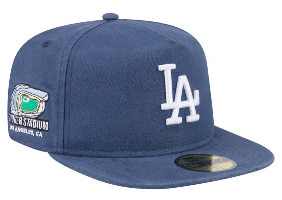 レア！海外限定 ドジャース 59FIFTY キャップ 7 3/8 ピンバッジ付