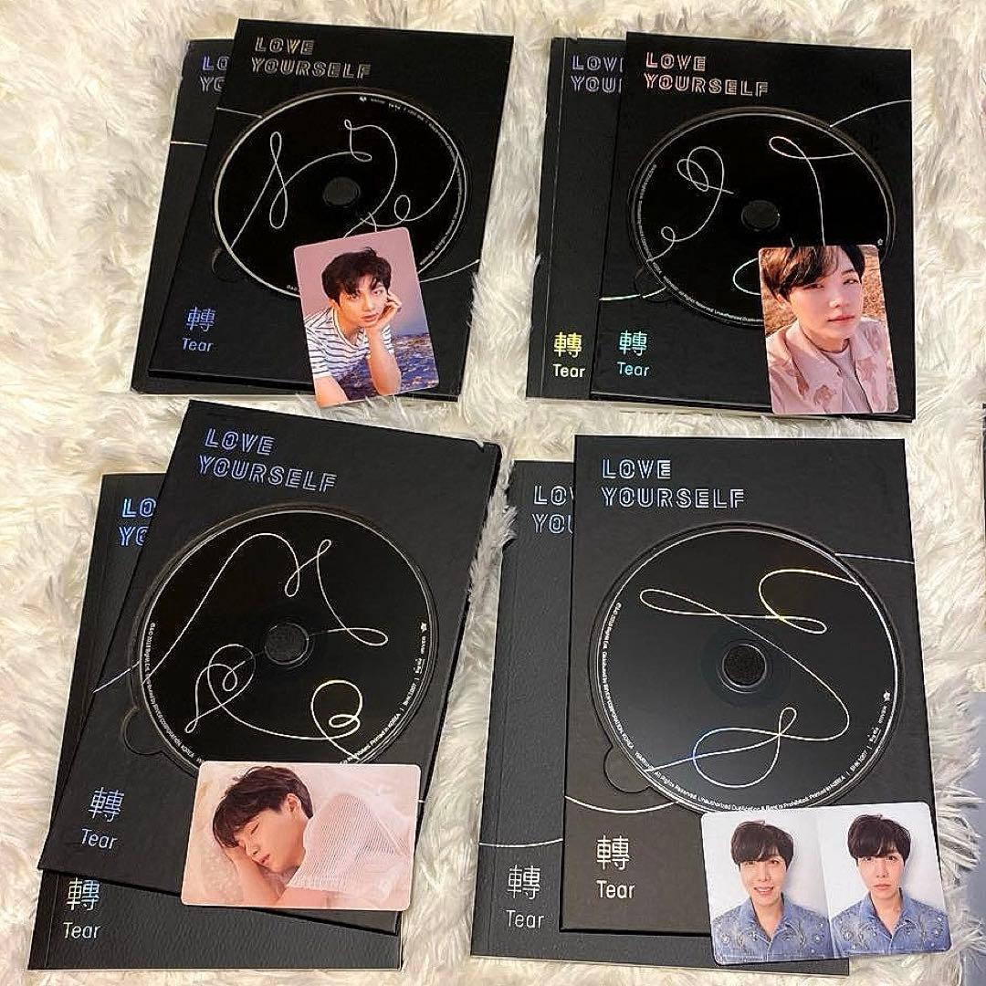 BTS LOVE YOURSELF 轉 TEAR 4形態セット トレカ付き