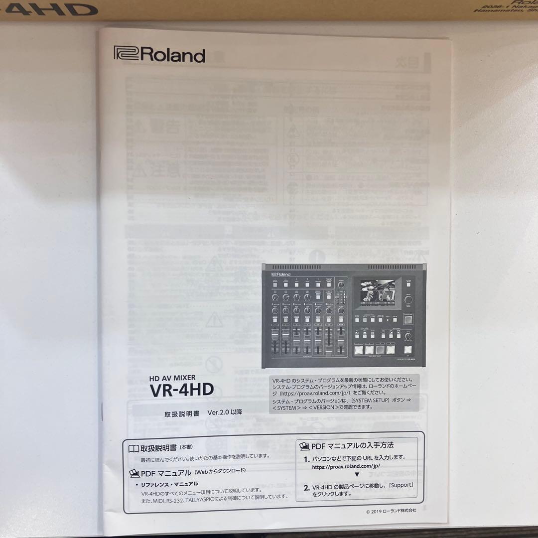 ローランド　Roland ミキサー　AV Mixer VR-4HD