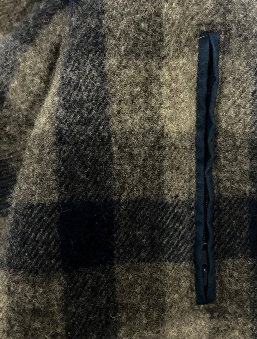 『好配色』Wool rich 70s USA製　リバーシブルダウンベスト