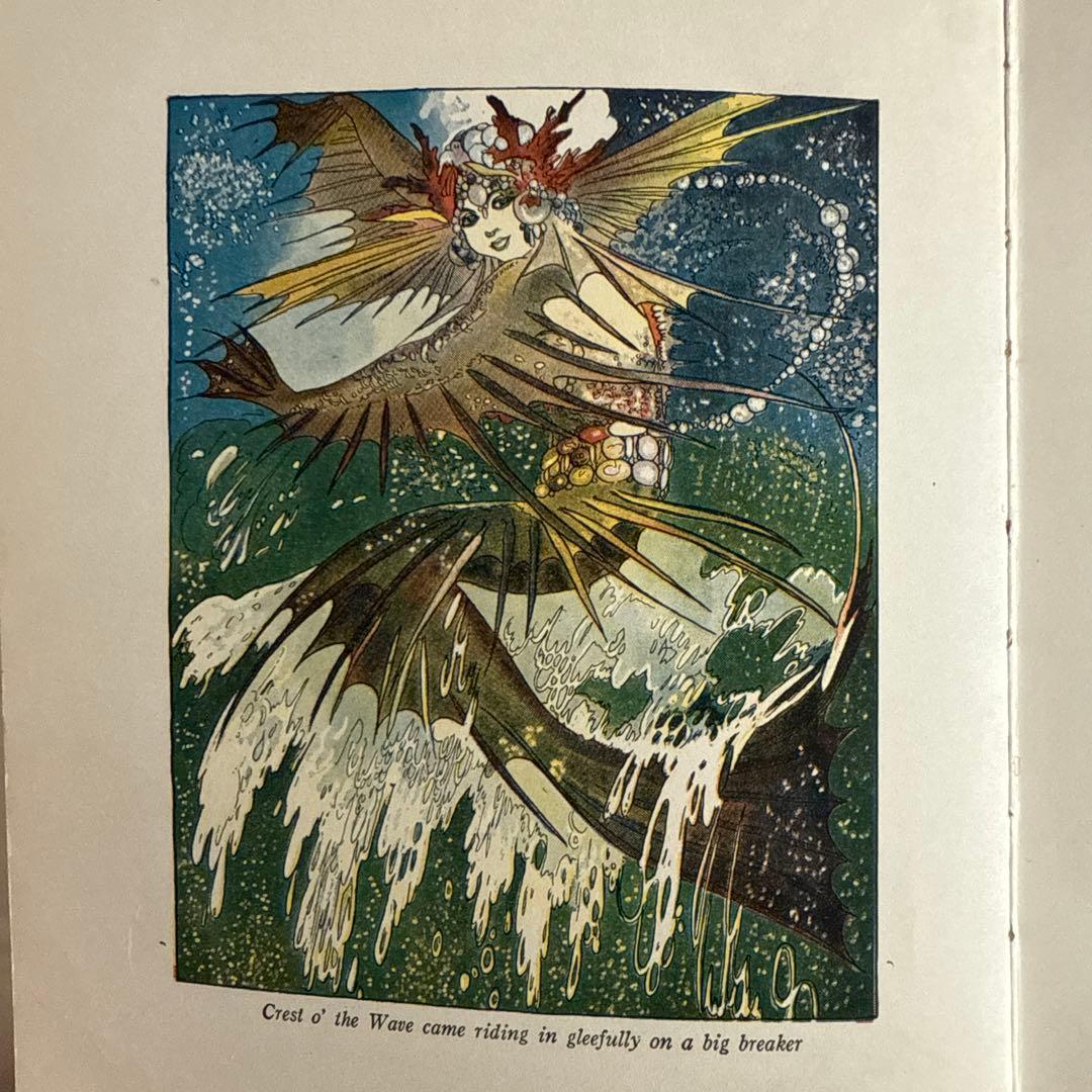 稀少1915年アンティーク愛らしい挿絵の絵本　初版　洋書ジャンクジャーナル古書