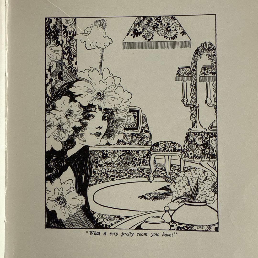 稀少1915年アンティーク愛らしい挿絵の絵本　初版　洋書ジャンクジャーナル古書