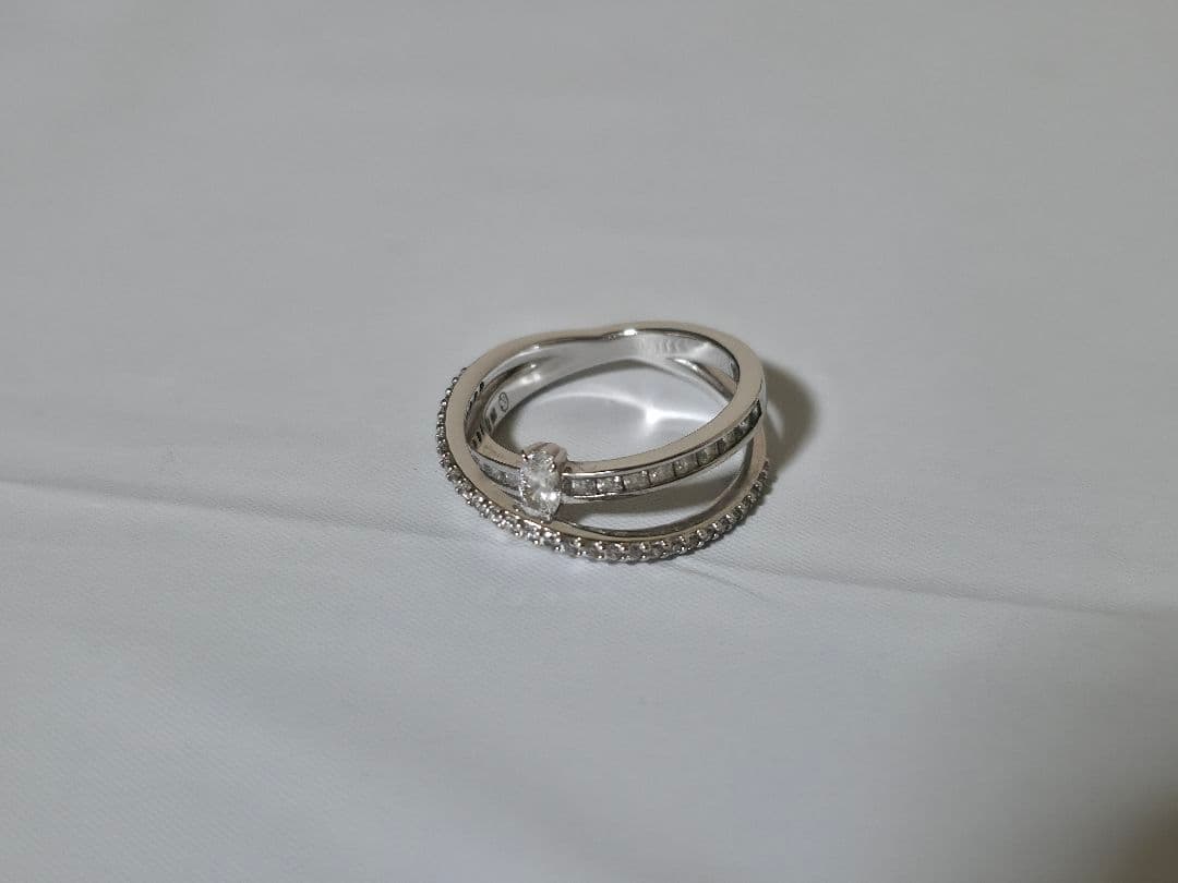 SWAROVSKI Hyperbola リング 指輪 ミックスカット 52サイズ