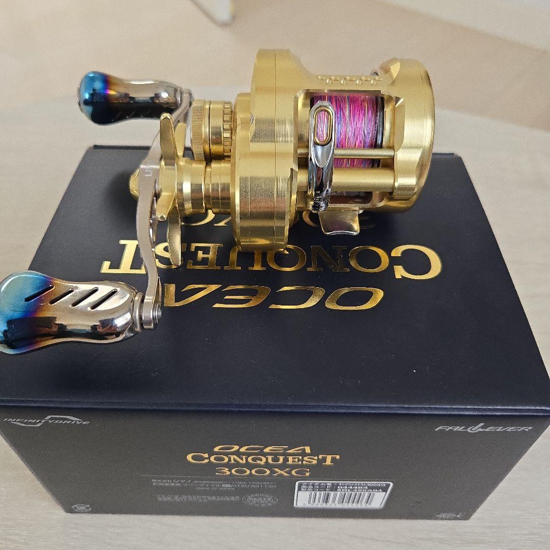 SHIMANO OCEA CONQUEST 300XG ベイトリール美品