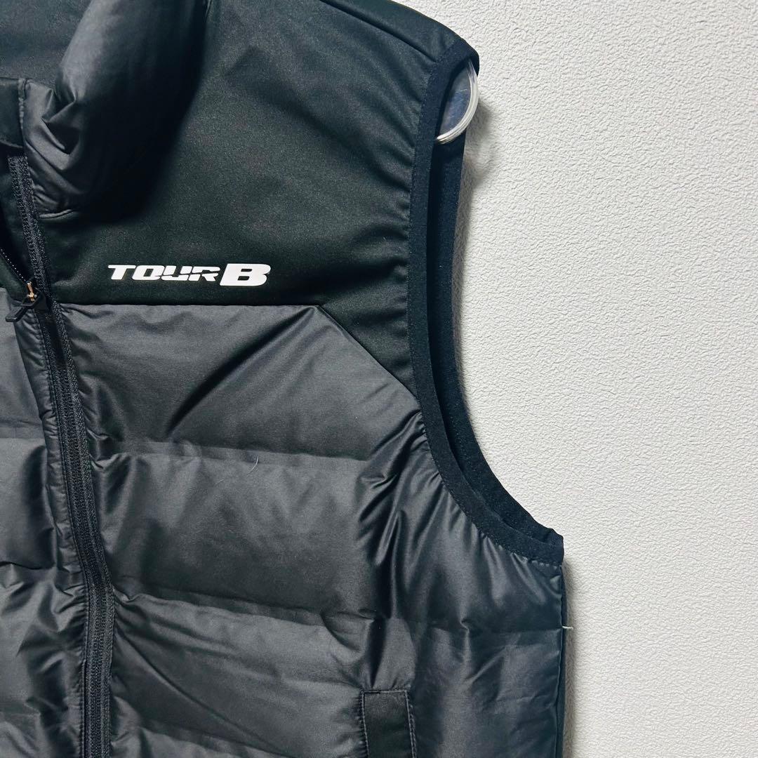 極美品✨ブリヂストンゴルフ　ダウンベスト　ブラック　L L ゴルフウエア