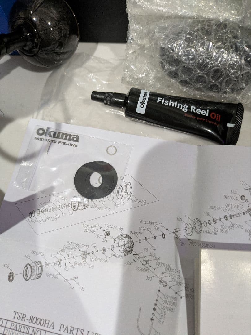 okuma TESORO TSA-8000HA スピニングリール