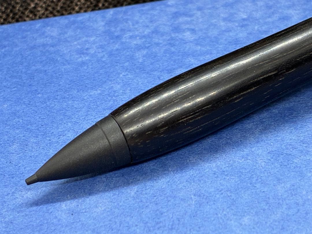 【早い者勝ち】縞黒檀　シャープペンシル0.5 木軸ペン　加藤金属　ハンドメイド