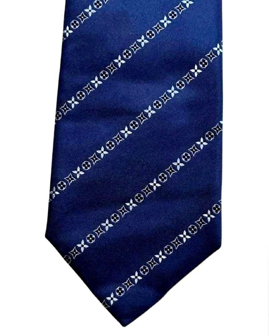 【美品】LOUIS VUITTON シルク素材ネクタイ