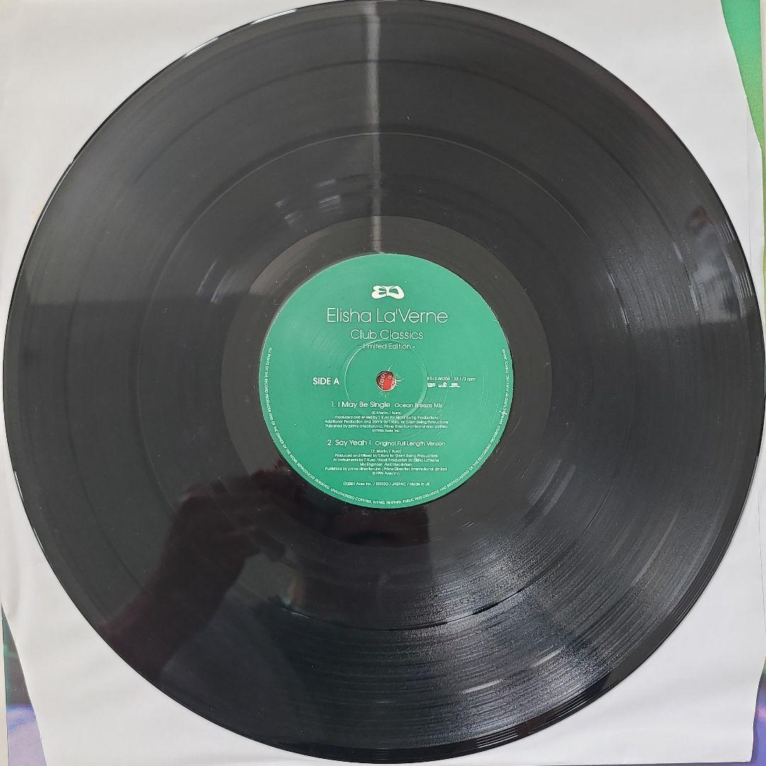 ★日本オリジナル盤★『クラブ・クラシックス』エリーシャ・ラヴァーン２枚組ＬＰ