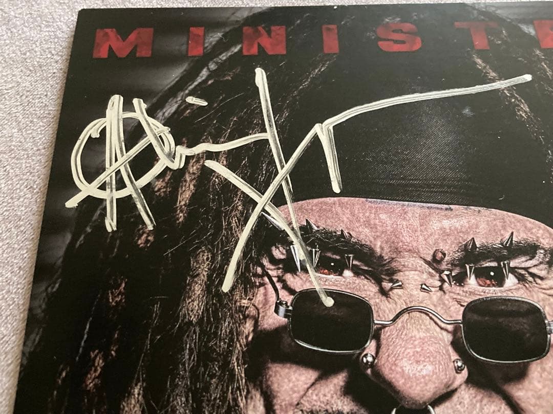 レア　アル・ジュールゲンセン直筆サインministryAl Jourgensen