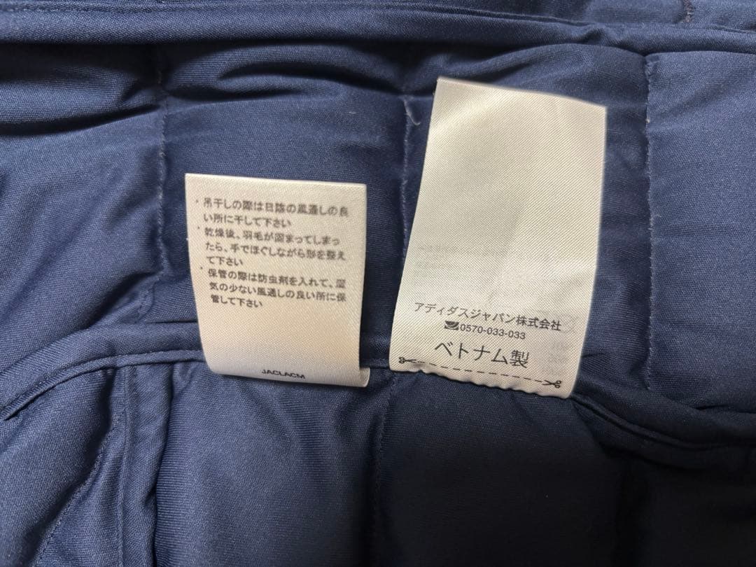 adidas ダウンジャケット　ゴルフ