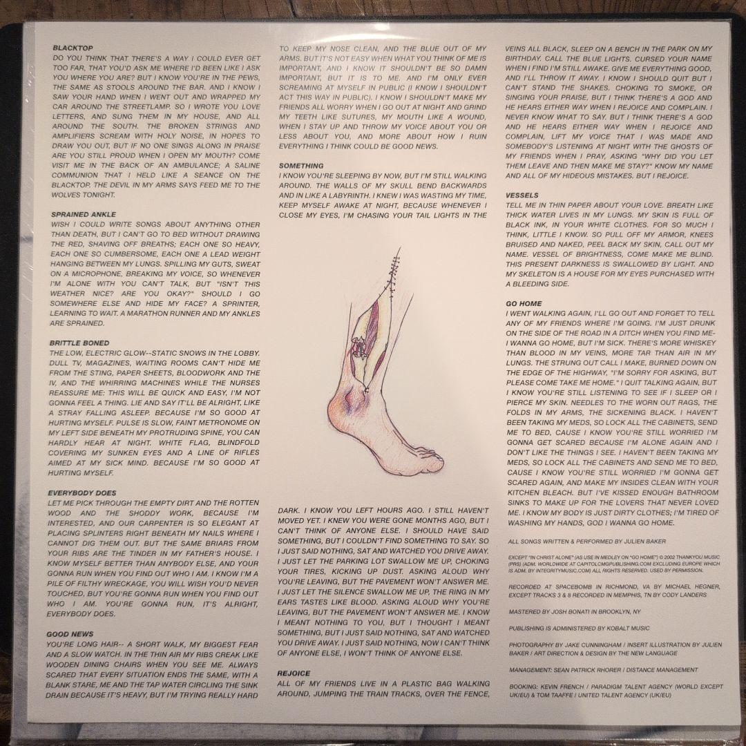 JULIEN BAKER SPRAINED ANKLE 限定版レコード