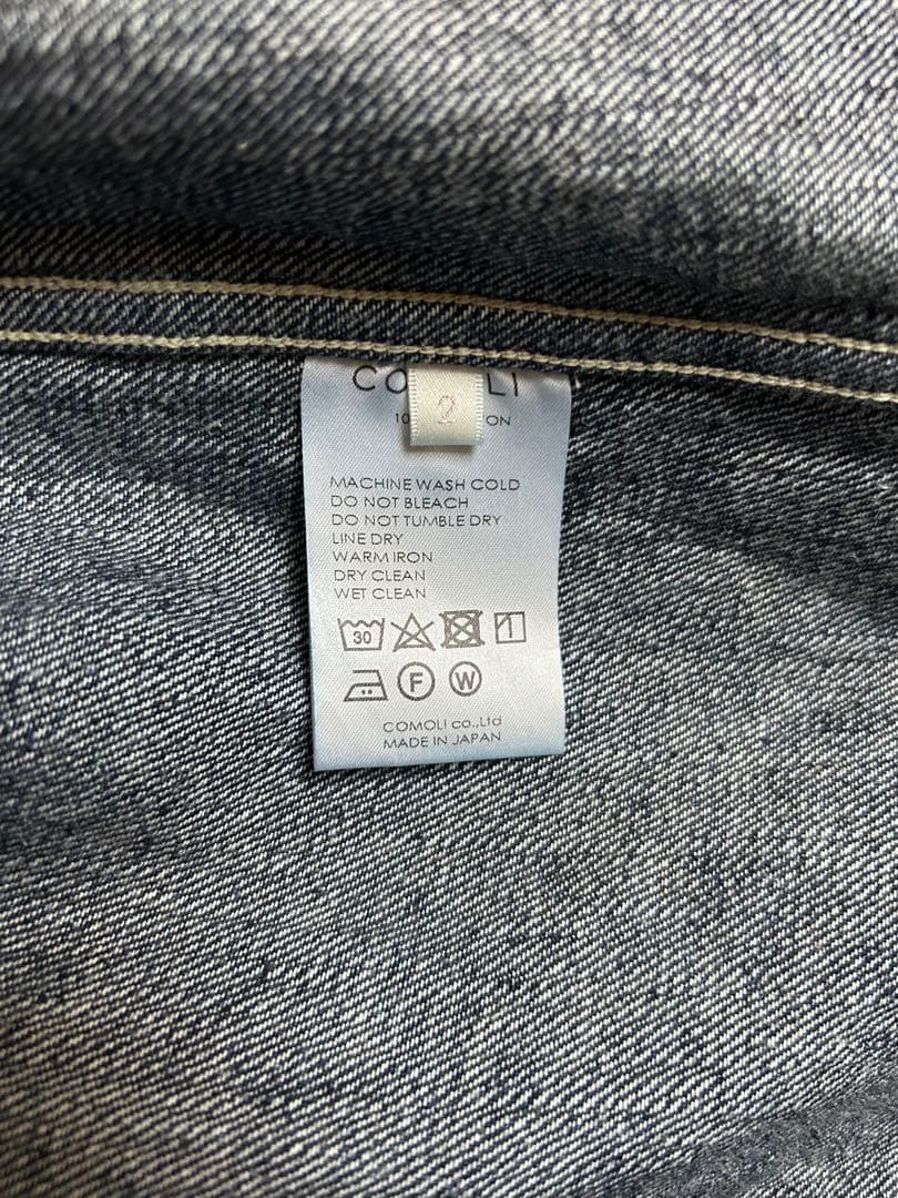 ジャケット・アウター COMOLI Denim Work Jacket W03-01002