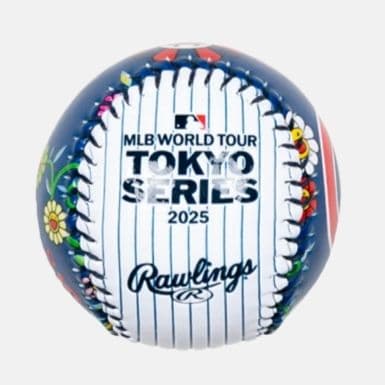 村上隆 MLB コラボ 東京シリーズ カブス レプリカボール 正規品 ②