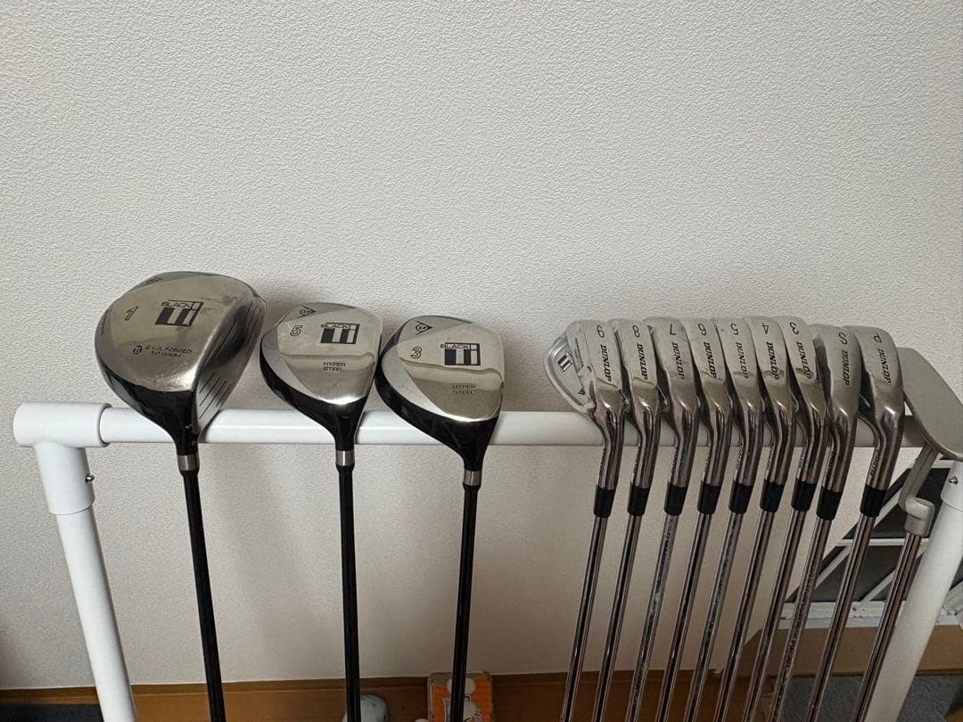 ゴルフクラブセット　ダンロップ　BLACK TI 右利き　初心者セット　オマケ付