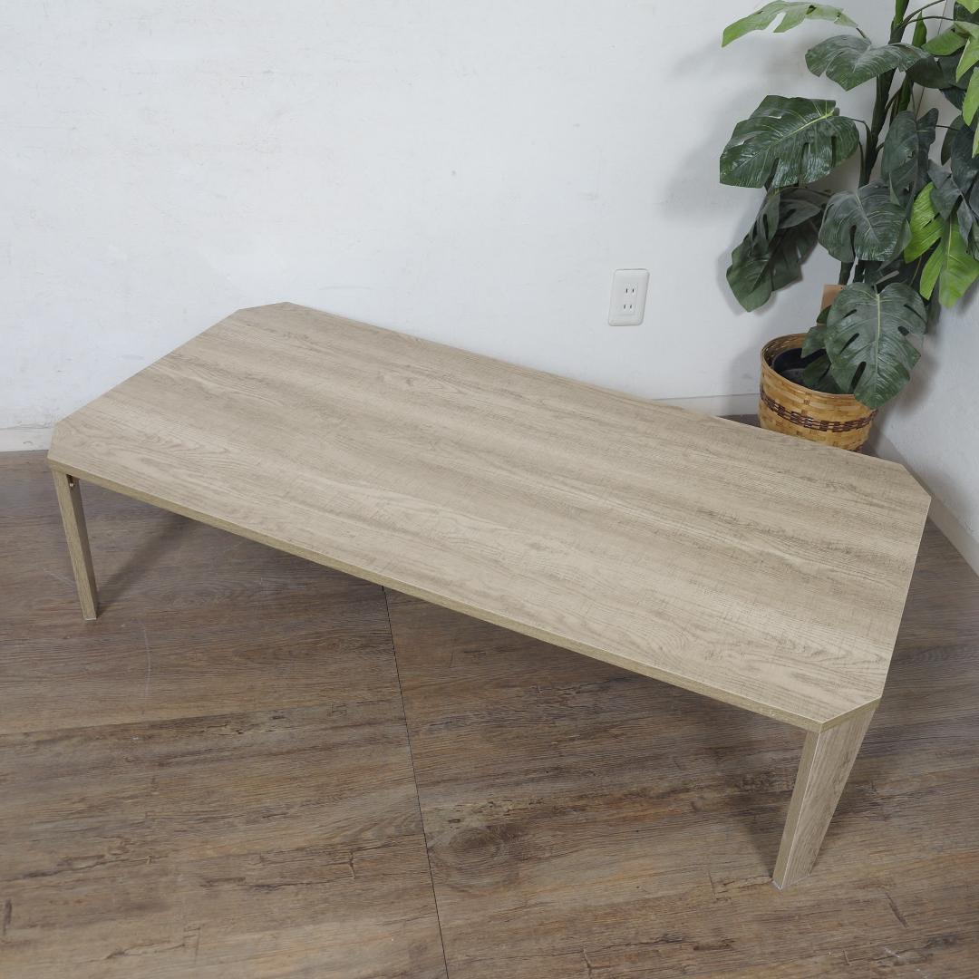 フォロー割【新品】古木調　折りたたみテーブル　ヴィンテージ風　幅120cm