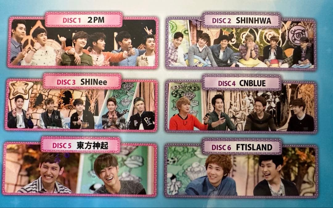 アンニョンハセヨ　DVD 2PM SHINee CNBLUE