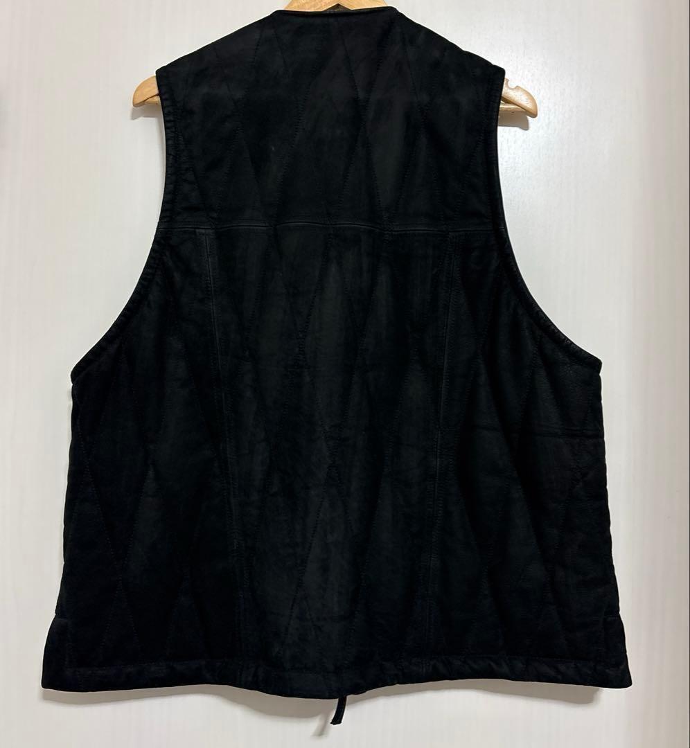 CCU QUILTED VEST ベスト　レザー