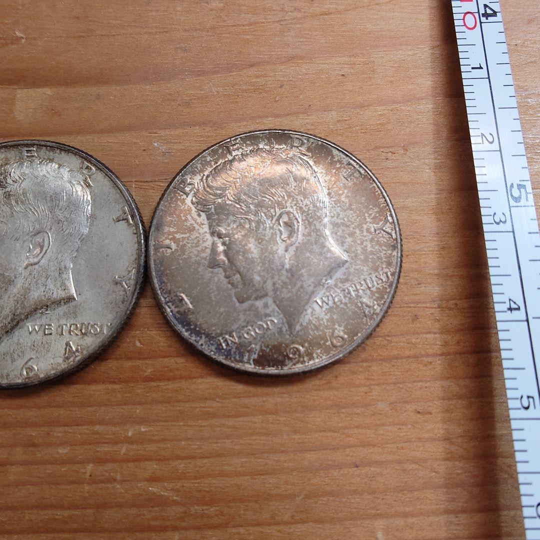 ケネディハーフダラー 1964 Kennedy Half Dollar 3枚