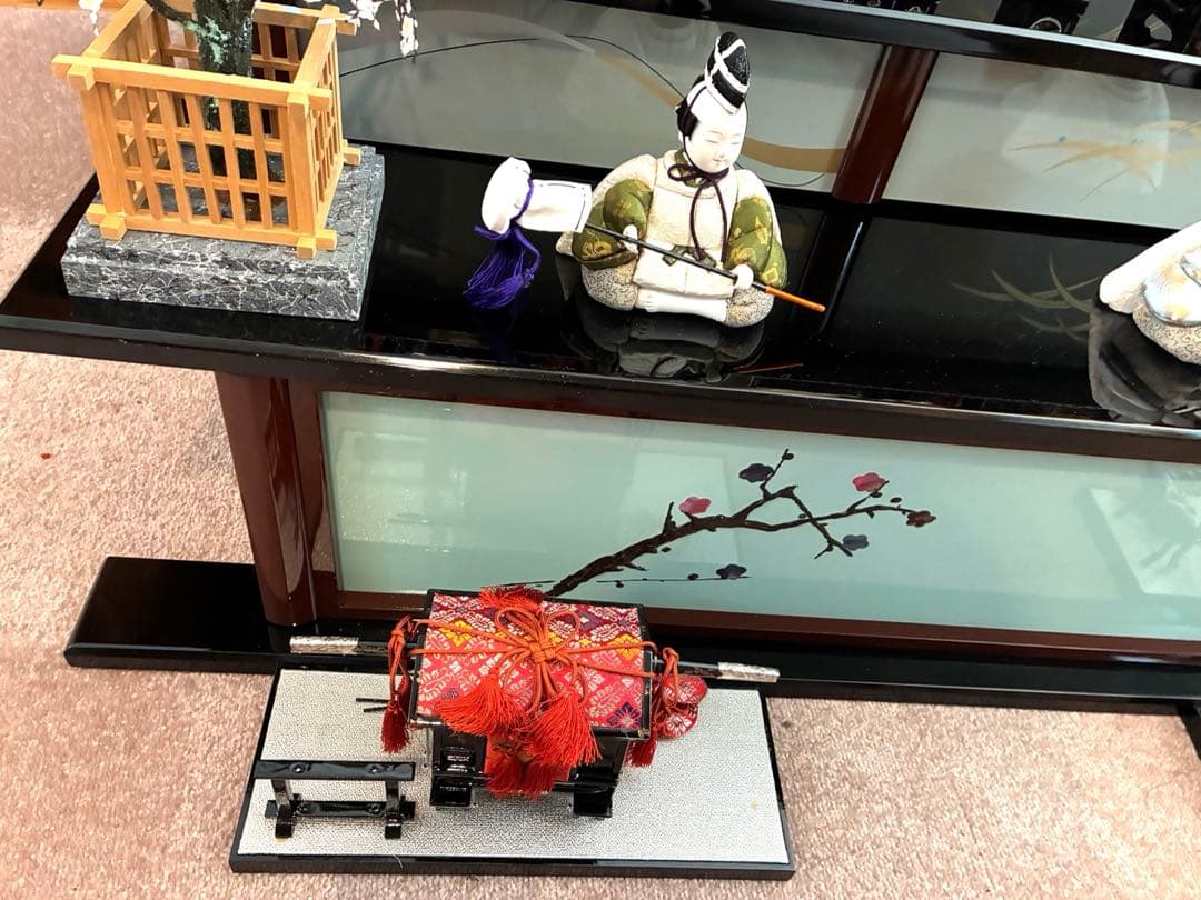 【美品‼️】蓬莱雛　真多呂　雛人形セット 漆塗り　受け渡し限定