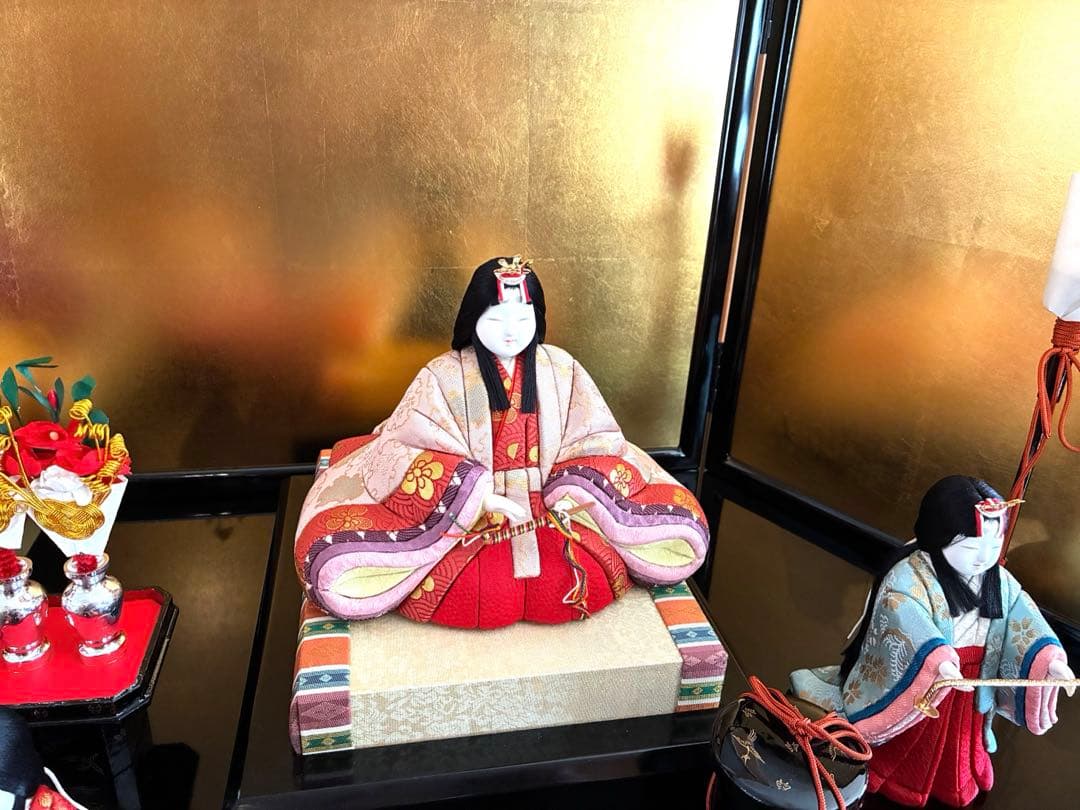 【美品‼️】蓬莱雛　真多呂　雛人形セット 漆塗り　受け渡し限定
