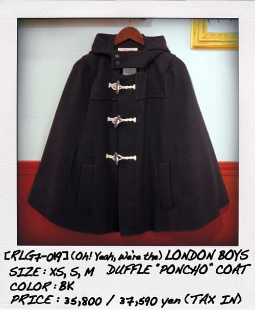 RALEIGH P.SLIDER DUFFLE “PONCHO”