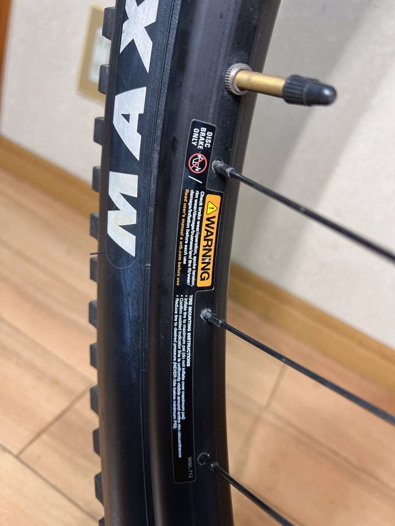 マキシス ミニオン DHF タイヤとシマノ WTB ST i30