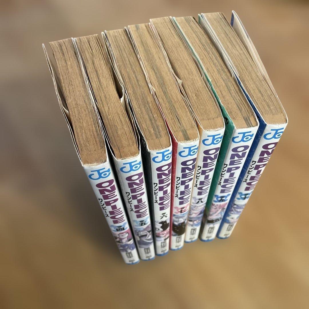 ONE PIECE（ワンピース）4巻〜10巻 初版セット