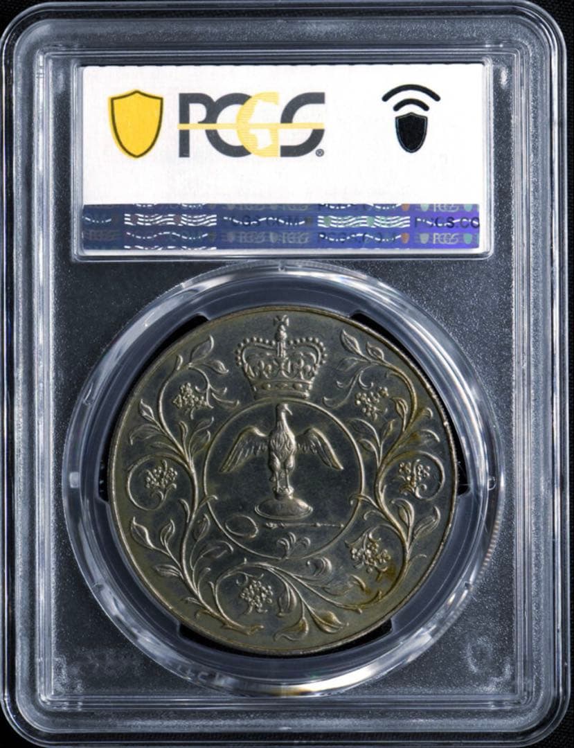 【PCGS MS65】1977 英国 エリザベス2世 即位25周年 完全未使用